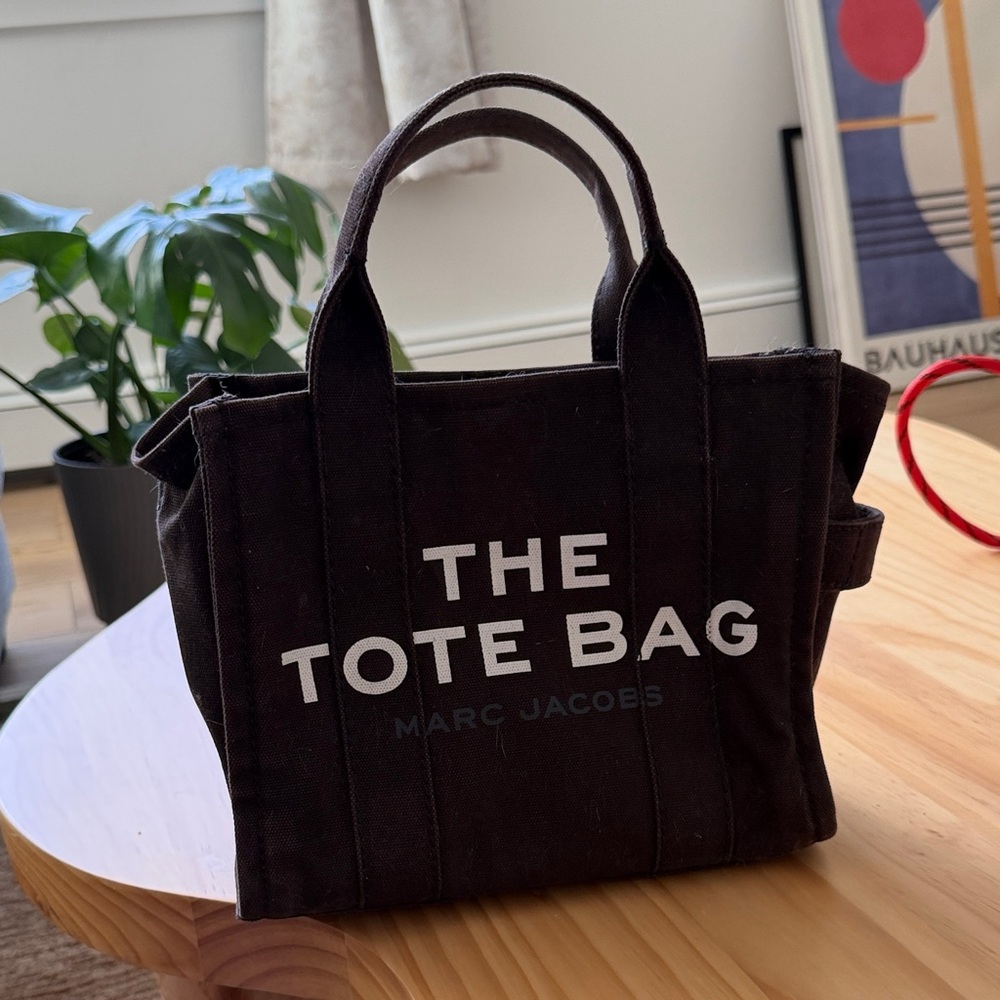 Mini Marc Jacobs Black Canvas Tote Bag